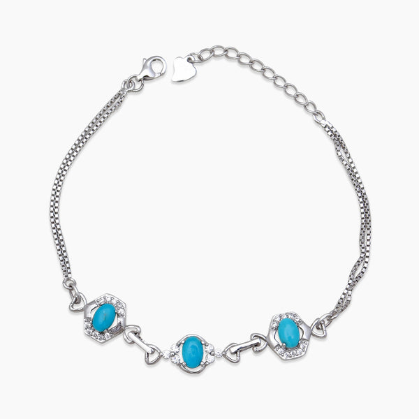 Mexican Turquoise Silver Bracelets