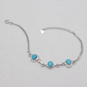 Mexican Turquoise Silver Bracelets