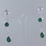 Larimar Silver Earrings