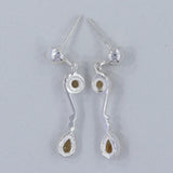 Larimar Silver Earrings