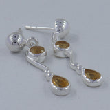 Larimar Silver Earrings