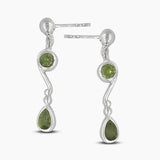 Larimar Silver Earrings