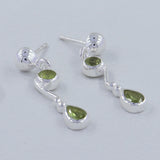 Larimar Silver Earrings