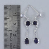 Larimar Silver Earrings