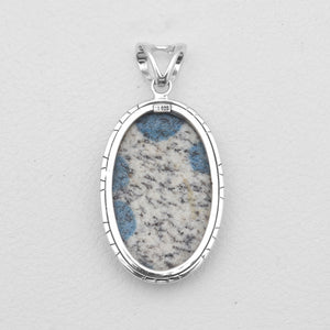 925 Sterling Silver K2 Jasper Pendants