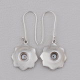 Beautiful Flower Shape Pearl Jewelry Set 925 Sterling Silver