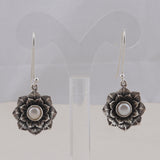 Beautiful Flower Shape Pearl Jewelry Set 925 Sterling Silver