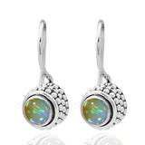 Natural Ethiopian Opal Earrings