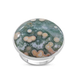 Ocean Jasper Statement Silver Ring