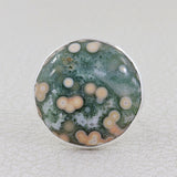 Ocean Jasper Statement Silver Ring