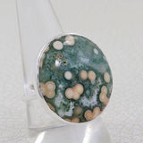 Ocean Jasper Statement Silver Ring