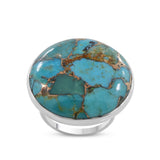 Ocean Jasper Statement Silver Ring