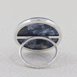 Ocean Jasper Statement Silver Ring