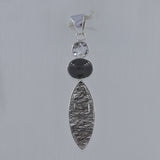 Tourmalated Quartz925 Silver Pendant