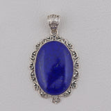 Natural Lapis lazuli Jewelry Set 925 Sterling Silver