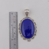 Natural Lapis lazuli Jewelry Set 925 Sterling Silver