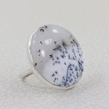 Ocean Jasper Statement Silver Ring