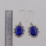 Natural Lapis lazuli Jewelry Set 925 Sterling Silver