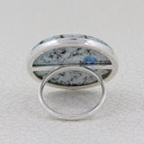 Ocean Jasper Statement Silver Ring