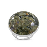 Ocean Jasper Statement Silver Ring