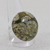 Ocean Jasper Statement Silver Ring