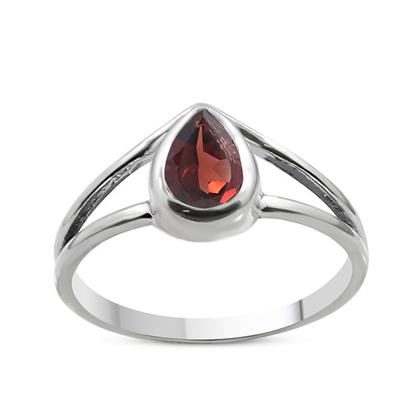 925 Sterling Silver Green Peridot Rings