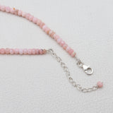 Pink Opal Gemstone Beads Necklaces