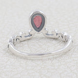 Natural Garnet 925 Sterling Silver Ring