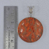 925 Sterling Silver Sponge Coral Pendant