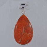 925 Sterling Silver Sponge Coral Pendant