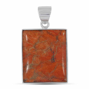 925 Sterling Silver Sponge Coral Pendants