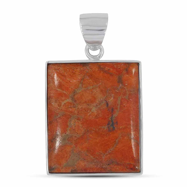925 Sterling Silver Sponge Coral Pendants
