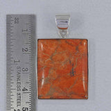 925 Sterling Silver Sponge Coral Pendant