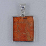 Sponge Coral 925 Sterling Silver Pendant