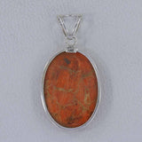 925 Starling Silver Sponge Coral Pendant