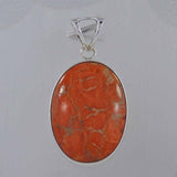 925 Starling Silver Sponge Coral Pendant