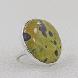 Ocean Jasper Statement Silver Ring