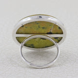 Ocean Jasper Statement Silver Ring