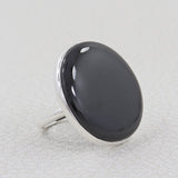 Ocean Jasper Statement Silver Ring