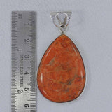 925 Starling Silver Sponge Coral Pendant