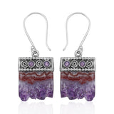 Amethyst 925 Silver Earring