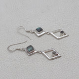 Labradorite Silver Earring