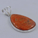 925 Starling Silver Sponge Coral Pendant