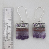 Amethyst 925 Silver Earring