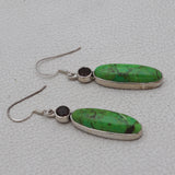 925 Sterling Silver Mohave Turquoise Earring