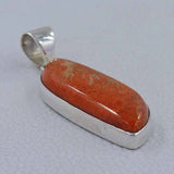 Sponge Coral 925 Sterling Silver Pendant