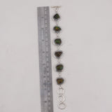 Natural Ammolite Sterling Silver Jewelry Set