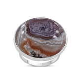 Ocean Jasper Statement Silver Ring