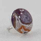 Ocean Jasper Statement Silver Ring