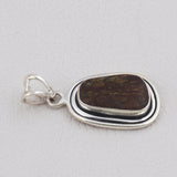 Natural Ammolite Sterling Silver Jewelry Set